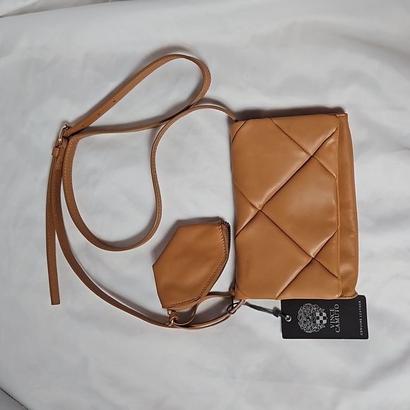 Vince Camuto Kaiza Crossbody bag in Cognac - Picture 2 of 8
